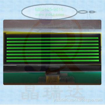 96*16 LCD module for displays of car bluetooth on rearview mirror